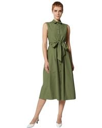 Silvian Heach - Midi-Kleid Mit Schleife - Lyst