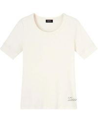 A.P.C. - Katoenen T-Shirt - Lyst