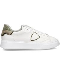 Philippe Model - Schoenen ,Wit ,Leer Sneakers Temple Tennis - Lyst