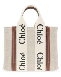 Chloé - Piccola woody tote bag - Lyst