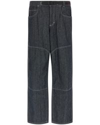 Gramicci - Jeans ,Blauw ,Katoen Japanese Chambray Double Knee Jeans - Lyst