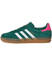 adidas - Gazelle indoor grün rosa sneaker - Lyst