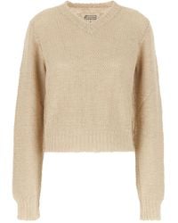 Maison Margiela - V-Neck Knitwear - Lyst