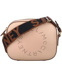 Stella McCartney - Logo mini tasche mit reißverschluss - Lyst
