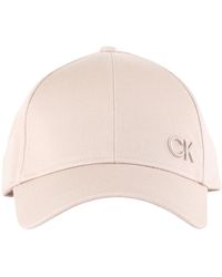 Calvin Klein - Cappello in cotone con ricamo logo laterale - Lyst