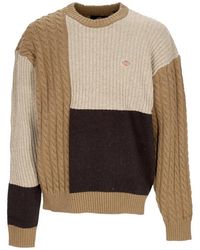 Dickies - Lucas Patchwork Sweater Herentrui Zwart - Lyst