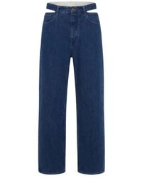 Jil Sander - Denim Broek 140 Aw 23 Treated - Lyst
