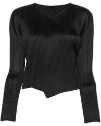 Issey Miyake - Truien & Vesten ,Zwart ,Sweater Pleats Please - Lyst