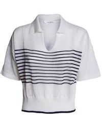 Roberto Collina - Tweekleurige Gestreepte Polo - Lyst
