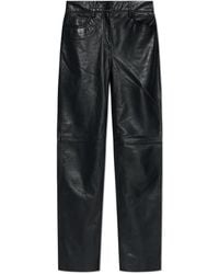 AllSaints - Leather Trousers - Lyst