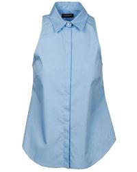 Dondup - Ärmellose Baumwollbluse - Lyst