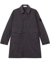 Stone Island - Single-Breasted Coats - Lyst