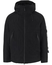 OUTHERE - Jassen ,Zwart ,Nylon Nylon Jas Met Logo - Lyst