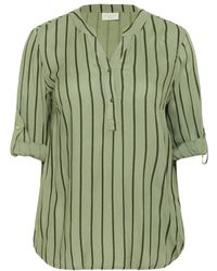 Kaffe - Overhemden ,Groen ,Denim Blouses - Lyst