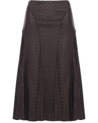 Fendi - Midi Skirts - Lyst