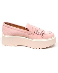 Hogan - Suède Loafer Met Franjes Urban Schoen - Lyst