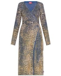 DIESEL - Midi Dresses - Lyst