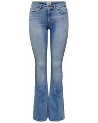 ONLY - Wide Jeans - Lyst
