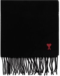 Ami Paris - Sjaal Met Logopatch - Lyst