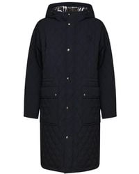 Burberry - Zwarte Nylon Jas Met Capuchon - Lyst