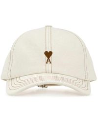 Ami Paris - Denim Baseball Cap - Lyst