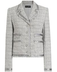 Dolce & Gabbana - Veste En Lame - Lyst