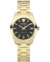 Versace - Greca Classic Automatisch Horloge - Lyst
