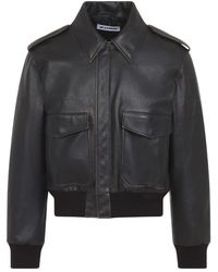Jil Sander - Leren Blouson - Lyst