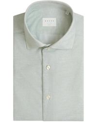 Xacus - Overhemden ,Groen ,Leer Active Shirt - Lyst
