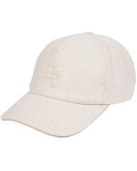 Eleventy - Accessoires ,Kasjmier Kasjmier Suède Baseballpet - Lyst
