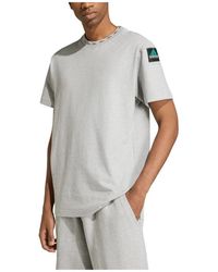 adidas - Fitness ,Grijs ,Katoen Equipment Logo T-Shirt - Lyst