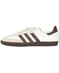 adidas Originals - Schoenen ,Wit ,Leer Witte Samba Og Sneakers Lifestyle Schoenen - Lyst