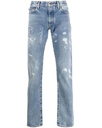 Off-White c/o Virgil Abloh Slim Fit Jeans - - Heren - Blauw