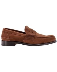 Church's - Stylischer wildleder-loafer mit logodetail - Lyst