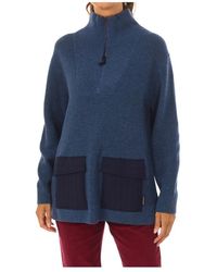 Napapijri - Truien & Vesten ,Blauw ,Wol Coltrui - Lyst
