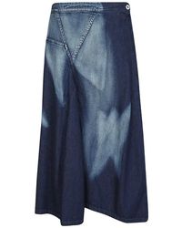 Yohji Yamamoto - Denim Skirts - Lyst