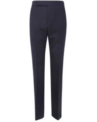 Tom Ford - High Twist Broken Twill Flat Front Straight Pant - Lyst