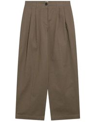 TOTEME - Relaxed Twill Broeken - Lyst