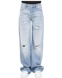 Armani Exchange - Wide Jeans - Lyst