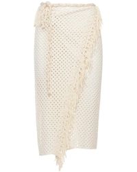 Miss Bikini - Midi Katoenen Rok - Lyst