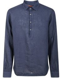 Barena - Leinen Regular Fit Hemd - Lyst