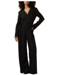 Notre-v - Eleganter Schwarzer Jumpsuit Für Frauen - Lyst