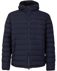 Herno - Jassen ,Blauw ,Bomber Travel Packable Down Jacket - Lyst