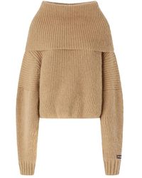 Pinko - Suéter Con Cuello Acogedor, Mujer, Talla - Lyst