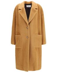 Lardini - Jassen ,Bruin ,Wol Lange Jas Van Alpaca- En Wolmix - Lyst