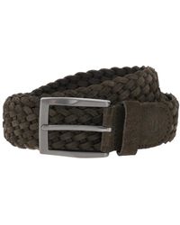 BOGGI - Accessoires ,Bruin ,Suède Geweven Suède Riem - Lyst