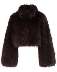 Pinko - Faux Fur & Shearling Jackets - Lyst