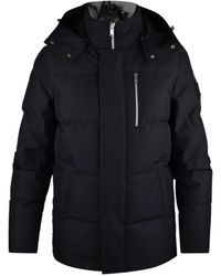 Moose Knuckles - Jassen ,Zwart ,Polyester Cloud 3Q Jacket - Lyst