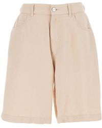 Jucca - Korte Broeken ,Tencel Bermuda - Lyst