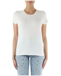 BOSS - Camiseta de algodón con logo en relieve - Lyst